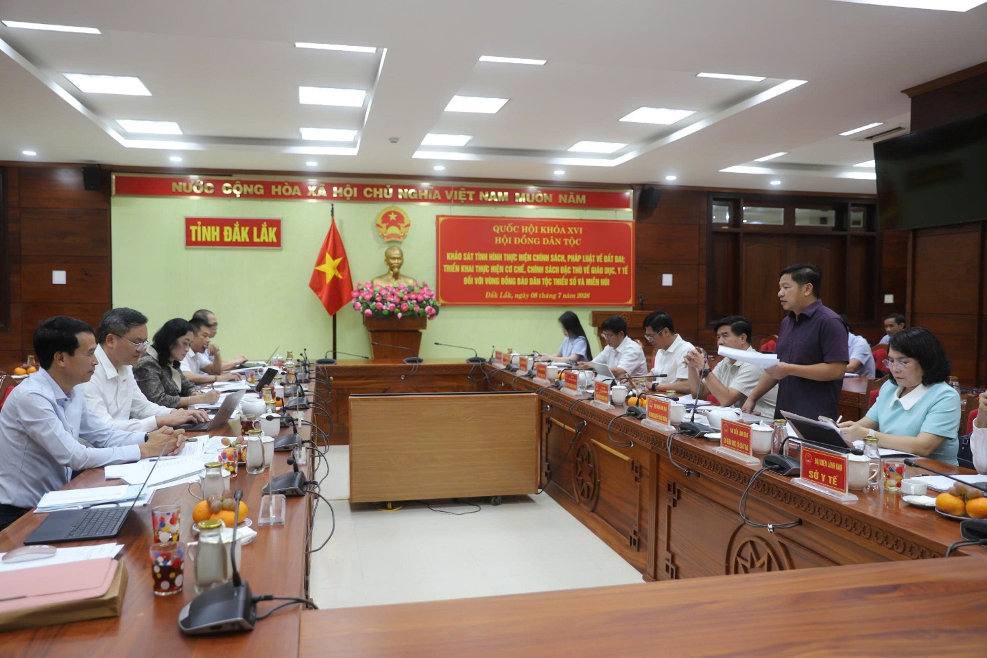 Hội đồng Dân tộc làm việc với UBND tỉnh về chính sách đối với vùng đồng bào dân tộc thiểu số